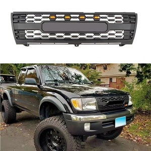 MARVELAND Grille de pare-chocs avant supérieure style TRD / Remplacement OEM pour TOYOTA TACOMA 1997-2000 - Product Image 4