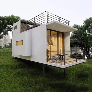 Индивидуальный контейнерный дом, миниатюрный модульный дом, легкая сборка, экономичный сборный дом с 3 спальнями
