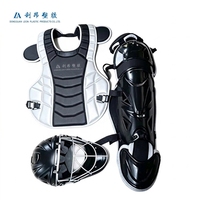 Équipement de baseball professionnel OEM d'usine pour lanceur : Masque de lanceur, protège-poitrine, protège-jambes, ensemble de lanceur personnalisé avec logo, vente en gros