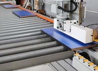 Ligne de production de chantournage TRANS-U, moteur 5,5 kW, machine à chanter le bois automatique haute efficacité pour panneaux à base de bois, 380V/440V
