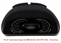 Vente flash : Tableau de bord numérique complet 12,25 pouces, écran tactile IPS, CarPlay sans fil, Android pour BMW X5 E39 E53 1999-2006, installation facile
