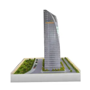 High quality plastic scale building model for tower design