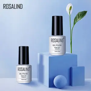 Rosalind专业美甲用品oem自有品牌纯色uv/led灯凝胶润甲油