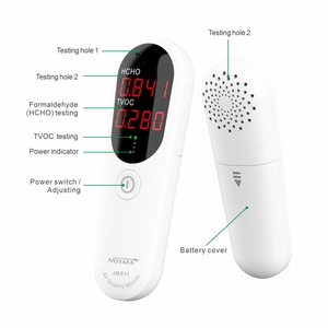 NOYAFA JMS11 เครื่องตรวจจับคุณภาพอากาศในร่มและกลางแจ้ง TVOC HCHO เครื่องทดสอบฟอร์มาลดีไฮด์ เครื่องตรวจจับก๊าซอันตราย - Product Image 6