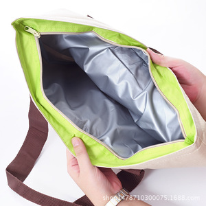 Insulated Lunch <b>Bag</b> Bento <b>Bag</b> Waterproof Mommy <b>Bag</b> For Daily Use With <b>Cooling</b> Feature - Product Image 4