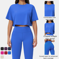 Set Yoga Wanita Empat Potong Bahan Solid, Bra Olahraga Pendek Halter Bernapas, Crop Top Punggung Silang, Legging Flare untuk Gym, Workout, dan Fitness
