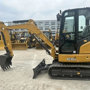 รถขุดตีนตะขาบขนาดเล็ก XE35U ใหม่เอี่ยม, รถขุดแบบ Zero-tail-swing ขนาด 3.8 ตัน, บุ้งกี๋ขนาด 0.12 คิว สำหรับงานก่อสร้างภูมิทัศน์ในเขตเทศบาล - Product Image 1