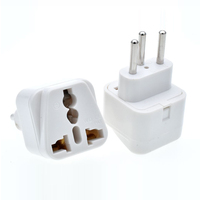Adaptateur de voyage OEM universel avec prise de terre de type J, sortie CA, en ABS et cuivre, modèle WD-11A