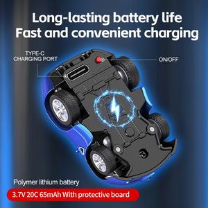 Wltoys Mini <b>Remote</b> <b>Control</b> Car Q7201 1:72 Q Version Mini <b>Remote</b> <b>Control</b> Car Desktop <b>Toy</b> Car Gyroscope Atmosphere Light RC CAR - Product Image 5