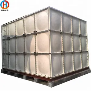 Insulated Partition FRP Water Storage Tank Customize Capacity for Food Industry Water Storage