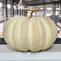 Décorations de table pour Thanksgiving et Halloween, ornements pour rebords de fenêtre, citrouilles artificielles en mousse pelucheuse