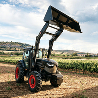 Mini-tracteur agricole compact 4x4 de 120 CV, neuf, idéal pour la ferme et le jardin