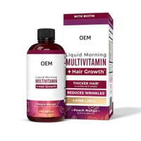 Multivitamine liquide pour la croissance des cheveux, biotine, complément alimentaire pour la croissance des cheveux, cliniquement testé, adapté aux femmes