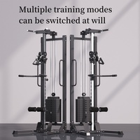 Machine de musculation essentielle pour la maison, poulie à câble murale, traction latérale, squat/exercice de la poitrine, station de fitness multifonctionnelle