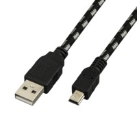 Cable Mini USB 2.0 al por Mayor, 5A 3A, Carga Rápida, Transmisión de Datos de Alta Velocidad para Altavoces, Cámaras, Teléfonos Móviles, Dispositivos Informáticos