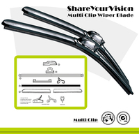 Fournisseurs de gros Essuie-glaces de pare-brise SPOTLESS Multi-fit Flat Windshield Wiper Car Wiper Blade pour audi A4