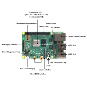 Raspberry Pi 3b + Model B 2Gb 4Gb 8Gb 16Gb Ram Originele Hoge Kwaliteit Volledig Ontwikkeling Kit Raspberry Pi 4b Raspberry Pi 5 - Product Image 4