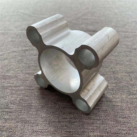 Profilé en alliage d'aluminium série 6000 pour décoration, coupe CNC, extrudé d'aluminium, élégant et compétitif
