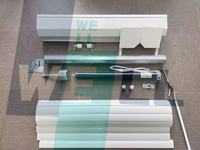 Accessoires de porte de volet roulant en aluminium intelligent persianas y cortinas extérieur