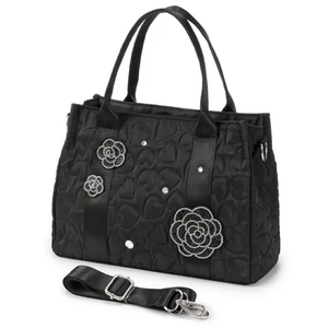 กระเป๋าโท้ทผู้หญิงลายรักผูกโบว์สะพายไหล่กันน้ำ รุ่นใหม่ปี 2025 ความจุเยอะ - Product Image 1