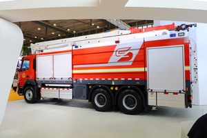 <span class=keywords><strong>Camion</strong></span> de lutte contre les incendies aérien diesel Dongfeng neuf, 6x4, poids lourd, à mousse, 460 CV, transmission automatique, hauteur de travail 22 m - Product Image 2