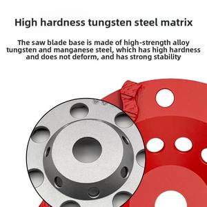 גלגל שחיקה יהלום עבור זווית גריסה 10 מ "מ עבה אבן השחזה דיסק בטון בטון חדות רצפת השחזה גלגל - Product Image 2