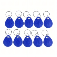 Porte-clés RFID ABS 5577 125Khz Chip Keyfob Étanche NFC Mini Porte-clés RFID Anneaux pour Contrôle d'Accès