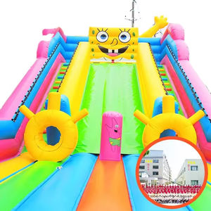 Tobogán inflable Y&G con diseño personalizado, maravilloso, creativo y divertido para adultos, casa de brinco con tobogán acuático comercial. - Product Image 1