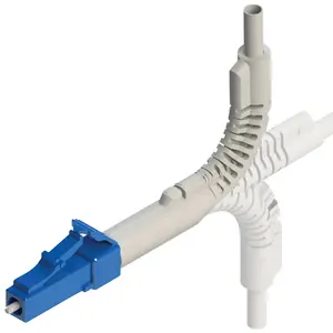 2.0毫米/3.0毫米预组装光纤45 90度角引导LC单工连接器