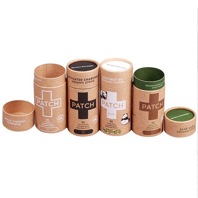 High Quality Custom Made Eco Friendly Paper Cylinder Packaging Tube Box for Tea/Herbs/Coffee/Snacks/Food Packaging