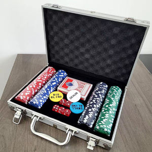 <span class=keywords><strong>Set</strong></span> di fiches da <span class=keywords><strong>Poker</strong></span> Deluxe con <span class=keywords><strong>Set</strong></span> di Chip da <span class=keywords><strong>Poker</strong></span> professionale 500 - Product Image 6