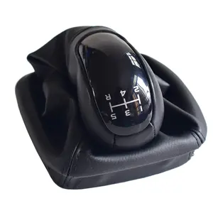 Car Accessories Manual 5 Speed Gear Shift Knob Lever Shifter With Gaiter Boot Cover For Mercedes-Benz W168 A Class 1997-2004