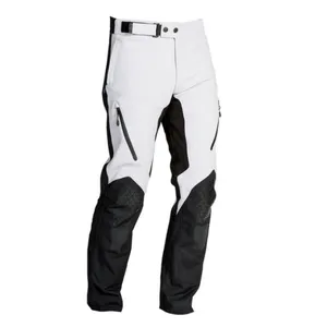 Pantaloni da moto bianchi impermeabili di alta qualità