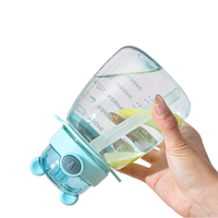 700ml Ours Tasse pour Nourrissons Adultes Tritan Matériel pour Boire Direct pour Tour Femmes Enceintes Ventre Paille Tasse Enfants Tasse