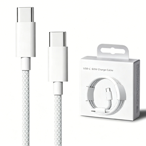 Câble USB-C de 1m et 2m pour iPhone 17, Câble de Charge USB-C vers USB-C 60W pour Chargeur iPhone, Câble USB-C pour iPad et MacBook - Product Image 1
