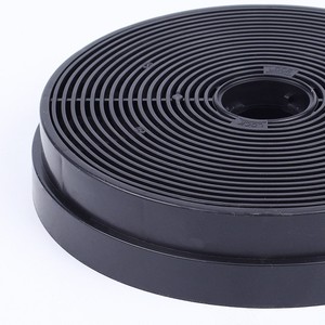 Filtre à charbon actif pour hotte aspirante, diamètre 175mm, rond noir, pour circulation interne, accessoire ménager - Product Image 3