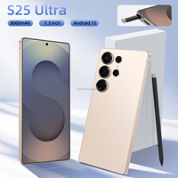 Teléfono Inteligente S25 Ultra Android Deca Core 108MP Pantalla de 6.9" 120Hz 16GB RAM 1TB ROM MTK Doble SIM CDMA LTE 5G Desbloqueado Carga Rápida