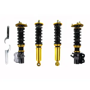 32 level Full height Adjustable Damper Mono Tube Coilover Kit with Upper Mount for civic 88-00