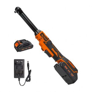 Llave de Trinquete Eléctrica de Largo Alcance de 21V, Grado Industrial y para Bricolaje, con Batería de Iones de Litio para Mayor Duración y Rendimiento Potente - Product Image 1
