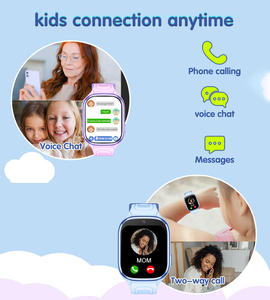 2025นาฬิกาอัจฉริยะสำหรับเด็ก4G โทรศัพท์ติดตามสายวิดีโอหายระหว่างโทรศัพท์และนาฬิกาการตั้งค่าแอปไม่รบกวนระยะเวลา - Product Image 3