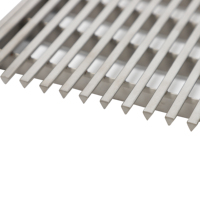 Grille de drainage de piscine en acier inoxydable, grille de sol à fils en coin, grille extérieure personnalisée