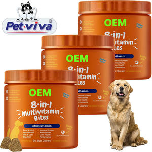 8合1免疫支持髋关节消化酶软咀嚼多种维生素狗补充欧米茄<span class=keywords><strong>3</strong></span>脂肪酸软骨素 - Product Image 1