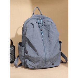 Ultra Lightweight Nylon <b>Backpack</b> Unisex Daypack Solid Color School Travel Outdoor Use - Product Image 2