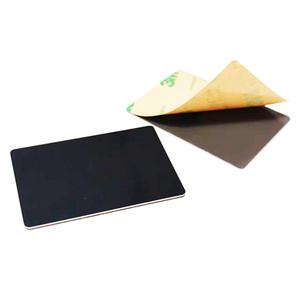 Mini carte NFC passive numérique intelligente pour médias sociaux, noire mate, à coller sur l'étui de téléphone - Product Image 5