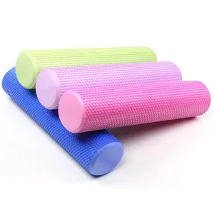 Gratis Monster Eva Yoga Foam Roller Op Maat Bedrukte Fitnessapparatuur Yoga Oefen Massage Foam Roller