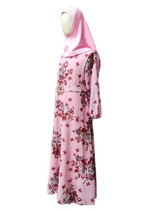 I bambini di vendita calda musulmana vestono i vestiti nuovi arrivano per il materiale chiffon estivo sul 2023 - Product Image 5