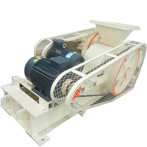 Concasseur à double rouleau portable, moteur AC, capacité maximale de 10 t/h, moteur haute performance, roulement, pierre, minerai, charbon, gangue, argile - Product Image 1