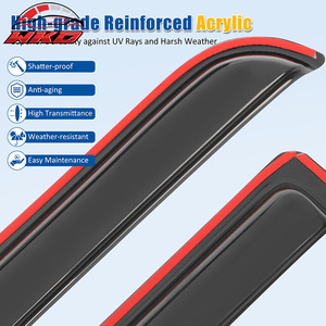 Pare-soleil et pare-pluie pour vitres latérales Dodge Ram 1500 Crew Cab 19-25 - Product Image 4