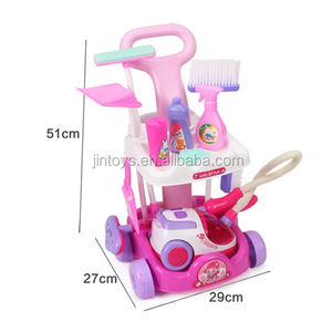 Jinming per bambini carrello di pulizia giocattolo con BO <span class=keywords><strong>aspirapolvere</strong></span> Set di plastica per la pulizia del giocattolo - Product Image 4