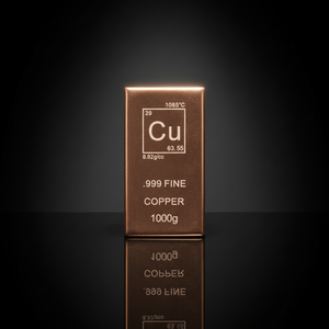 Barre de cuivre massif de qualité supérieure 1KG, pureté 99,9% T2 C11000, lingot de cuivre pour collection de qualité investissement - Product Image 6